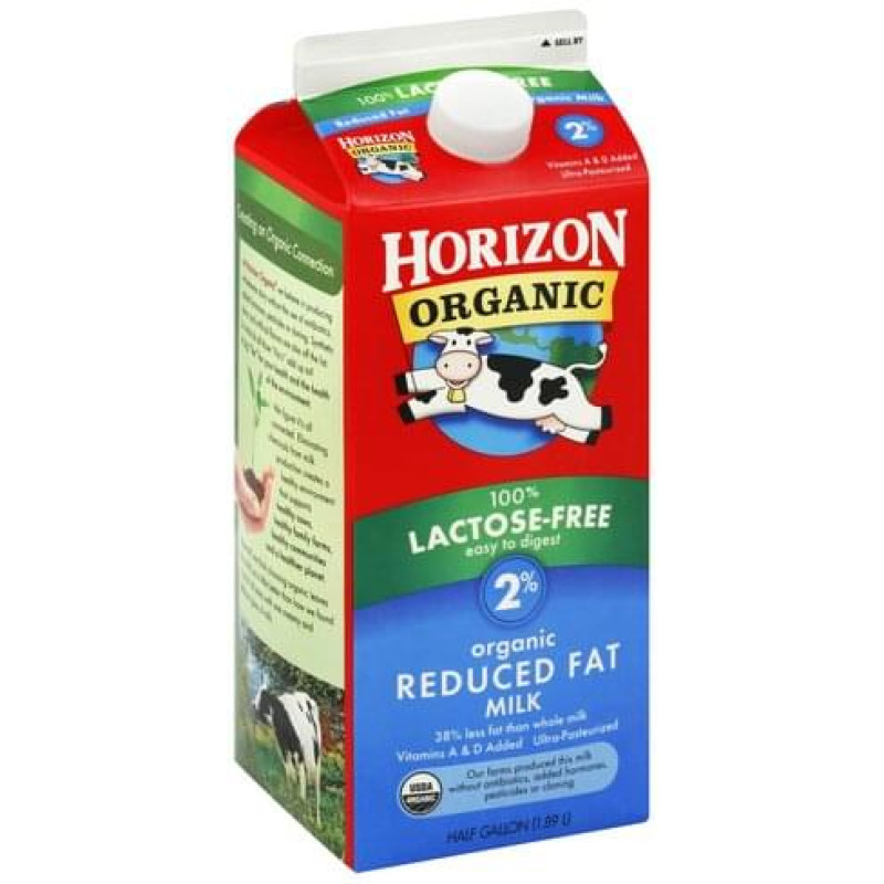 Horizon Organic Lactose-Free 2% Reduced Fat Organic Milk Horizon Organic Lactose-Free 2% Reduced Fat Organic Milk