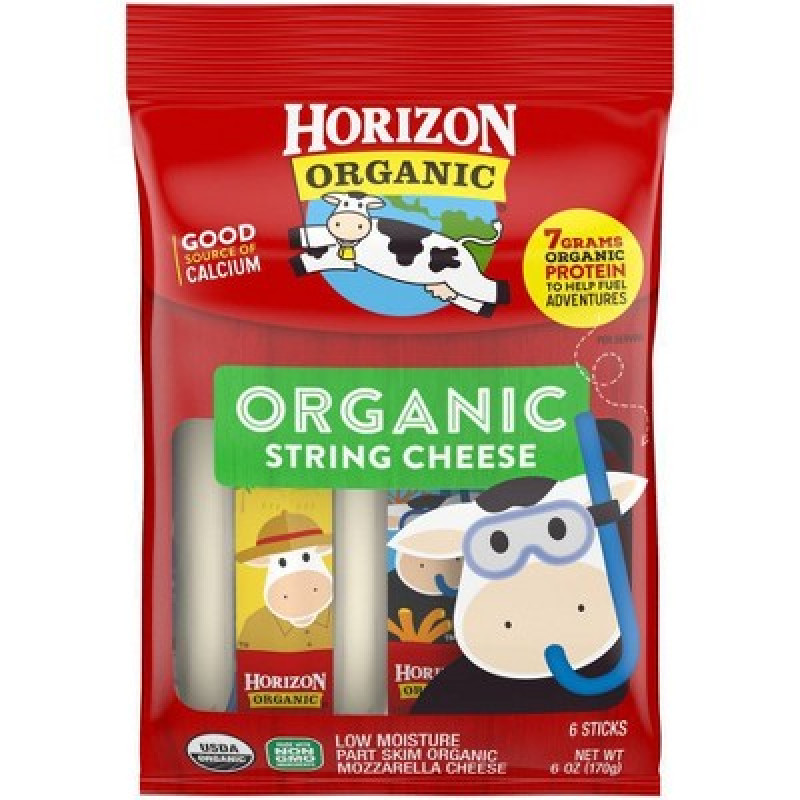 Horizon Organic Mozzarella String Cheese Sticks Horizon Organic Mozzarella String Cheese Sticks