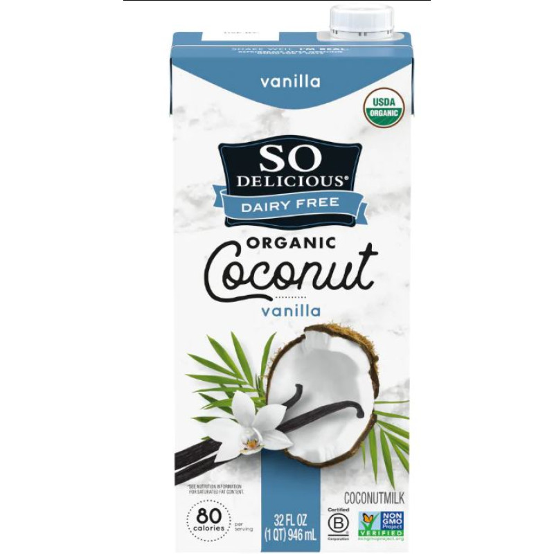 So Delicious Dairy Free Vanilla Coconut Milk Beverage