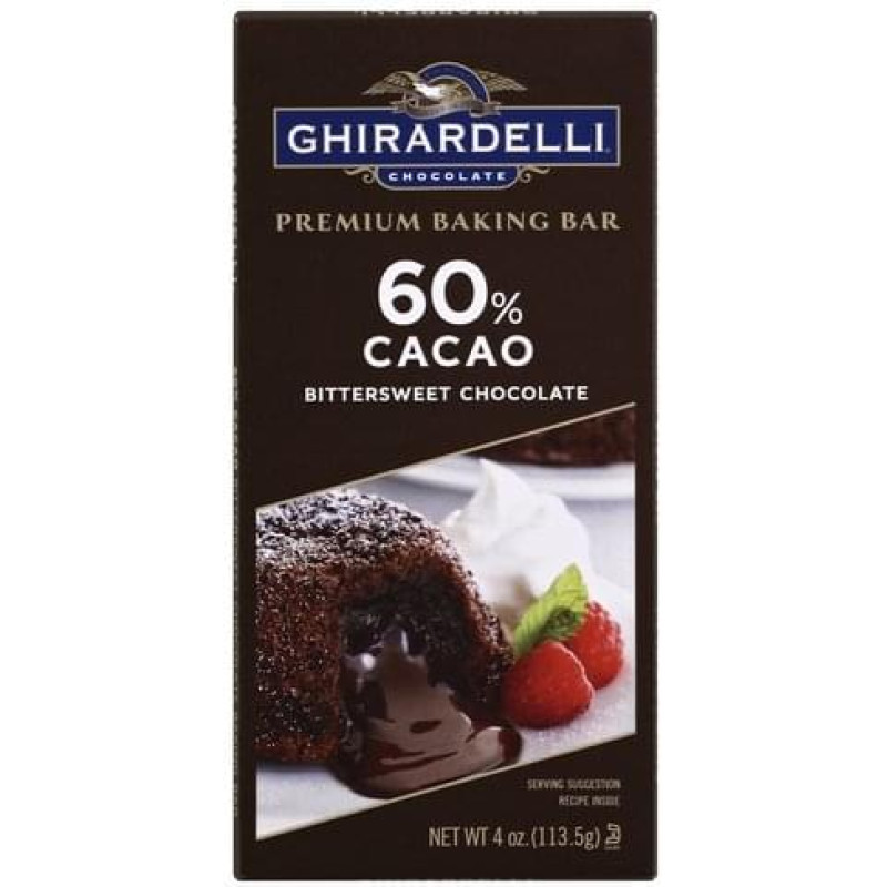 Ghirardelli Chocolate 60% Cacao Bittersweet Chocolate Ghirardelli Chocolate 60% Cacao Bittersweet Chocolate