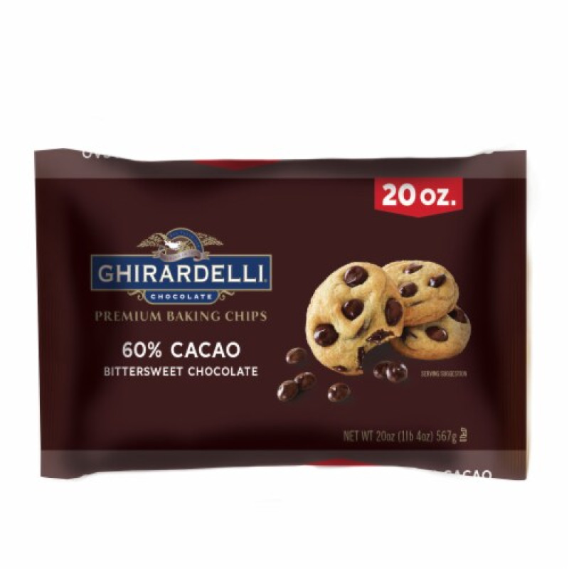 Ghirardelli Chocolate 60% Bittersweet Baking Chips Ghirardelli Chocolate 60% Bittersweet Baking Chips