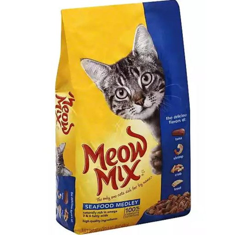 Meow Mix Seafood Medley Dry Cat Food Meow Mix Seafood Medley Dry Cat Food