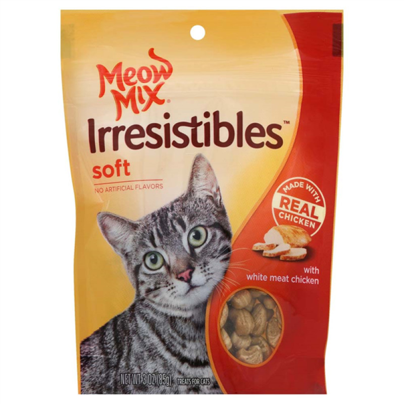 Meow Mix Irresistibles - Soft White Meat Chicken Cat Treats Meow Mix Irresistibles - Soft White Meat Chicken Cat Treats