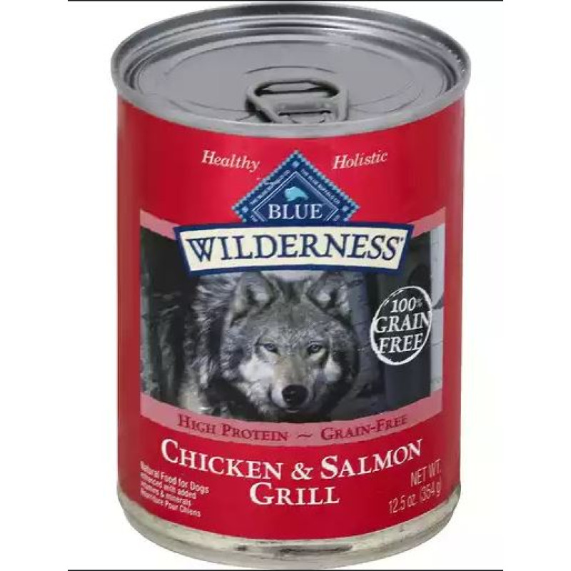 Blue Wilderness Salmon and Chicken Wet Dog Food Blue Wilderness Salmon and Chicken Wet Dog Food