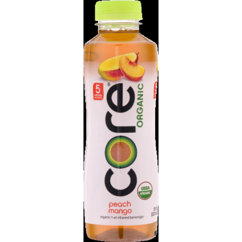 CORE Organic Peach Mango Flavored Water
