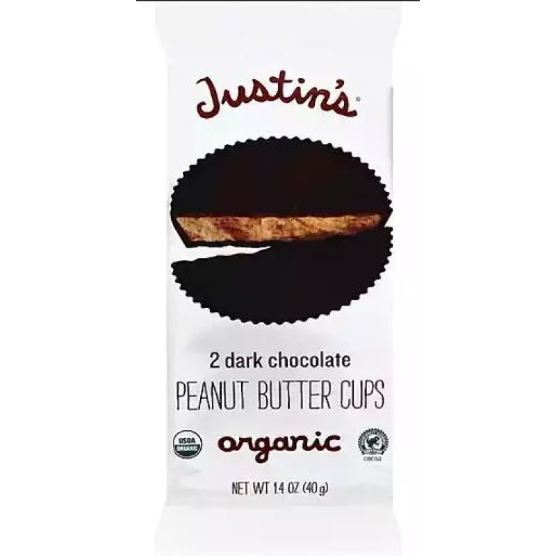 Justin's Organic Dark Chocolate Peanut Butter Cups Justin's Organic Dark Chocolate Peanut Butter Cups