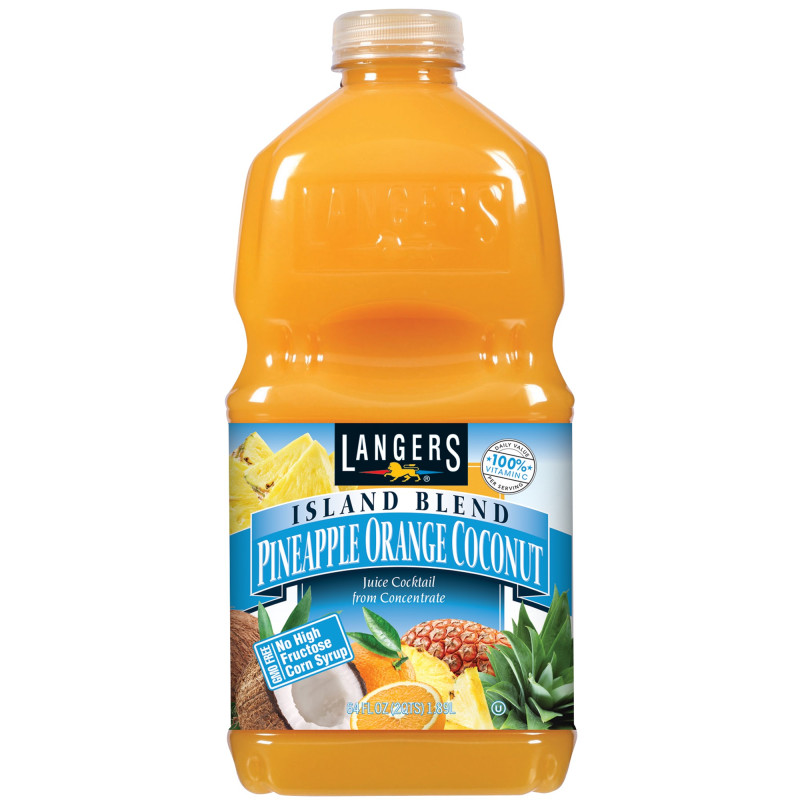 Langers Island Blend Pineapple Orange Coconut Juice Langers Island Blend Pineapple Orange Coconut Juice