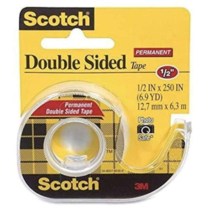 Scotch Double Sided Tape - 1/2 Inch Scotch Double Sided Tape - 1/2 Inch
